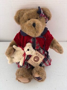 Boyds Bears Sarabeth Bearcountry With Jeb Plush 2004 Commemorative 13in NWT